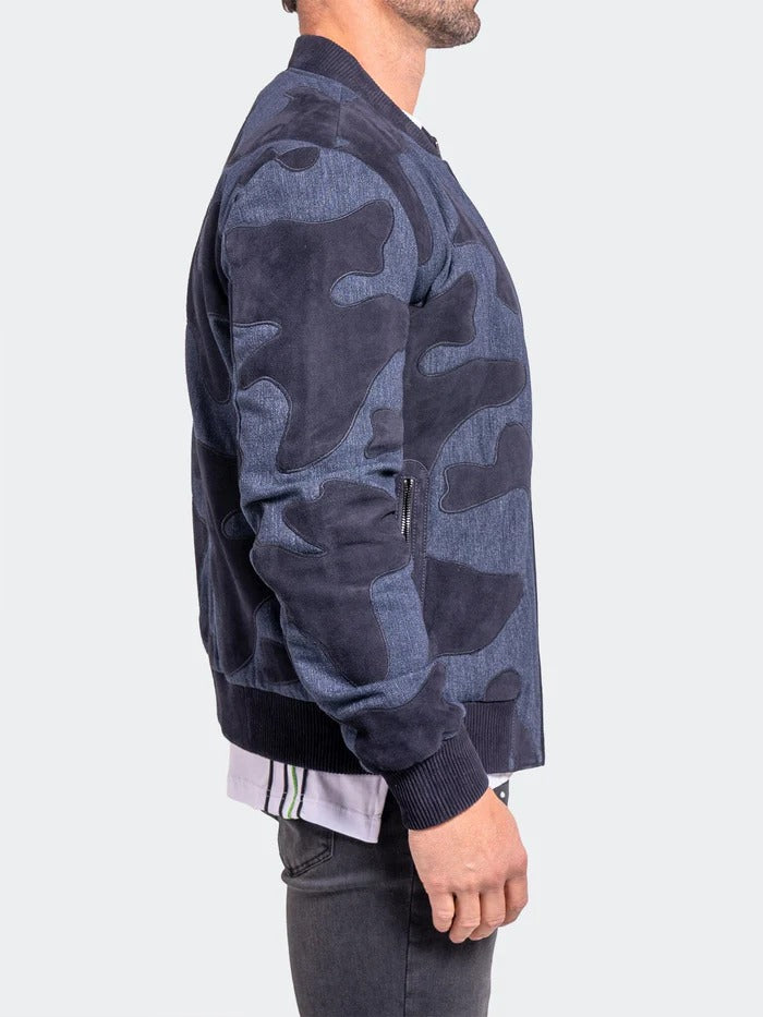 Maceoo Jacket | Leather Ascension0008 Blue
