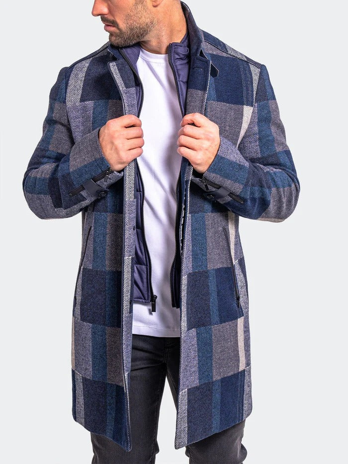 Maceoo Jacket | Peacoat Ascension0003 Blue