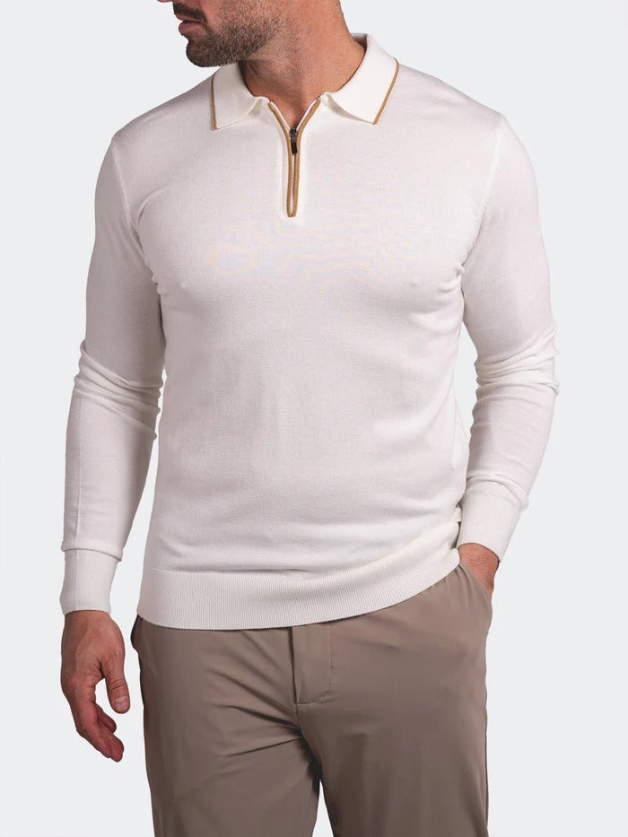 Maceoo Stretch Polos | Sweater KnittedPassion10 White