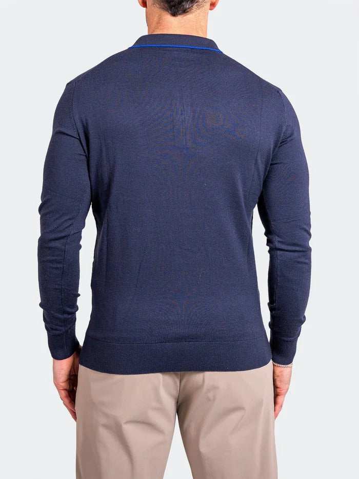 Maceoo Stretch Polos | Sweater KnittedPassion11 Blue