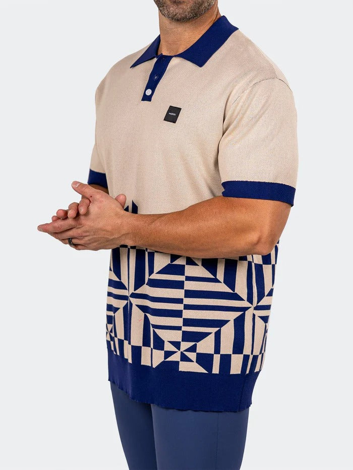 Maceoo Stretch Short-Sleeve Polos | Polo Knit Ascension0090 White