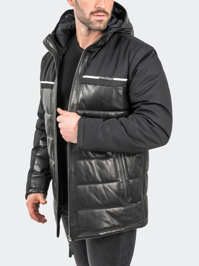 Maceoo Jacket | Bomber Mountain Black