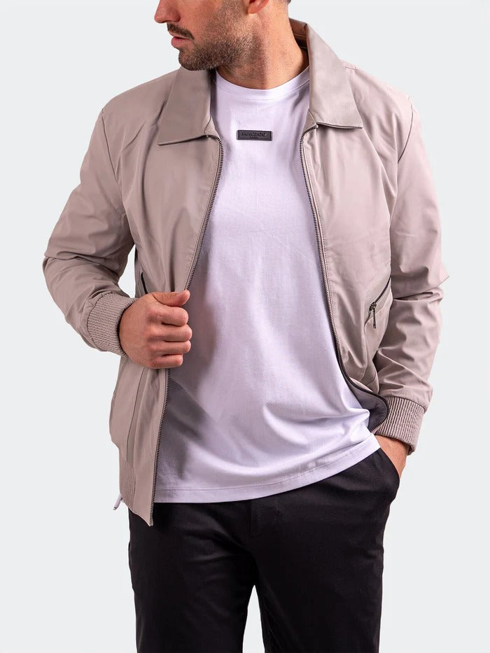 Maceoo Jacket | Bomber Resistance012 White