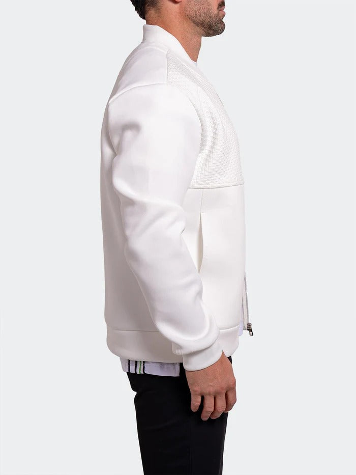 Maceoo Jacket | Bomber Resistance047 White