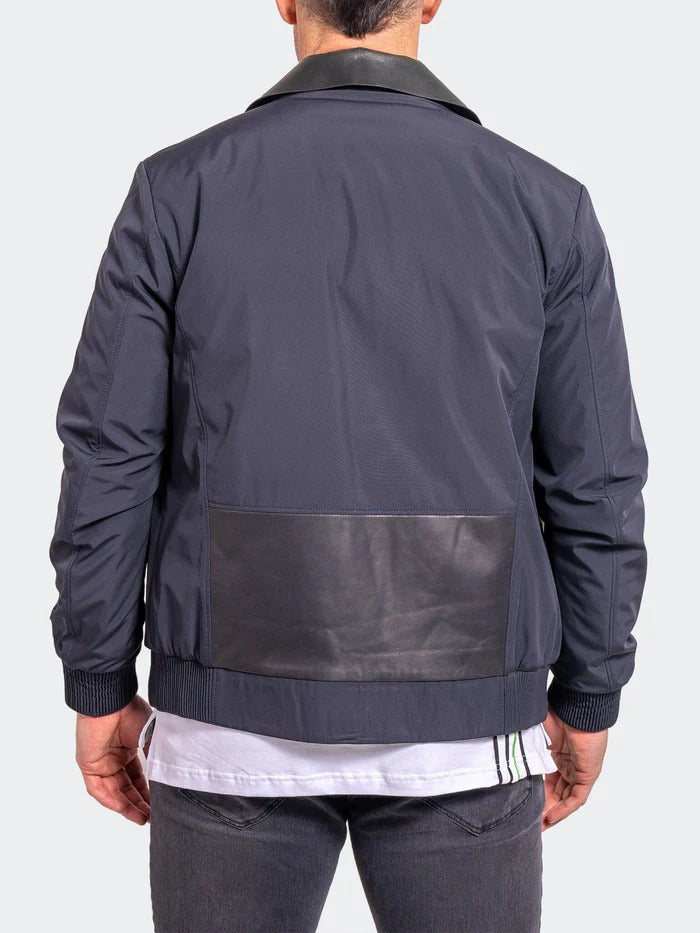 Maceoo Jacket | Leather Ascension0016 Blue