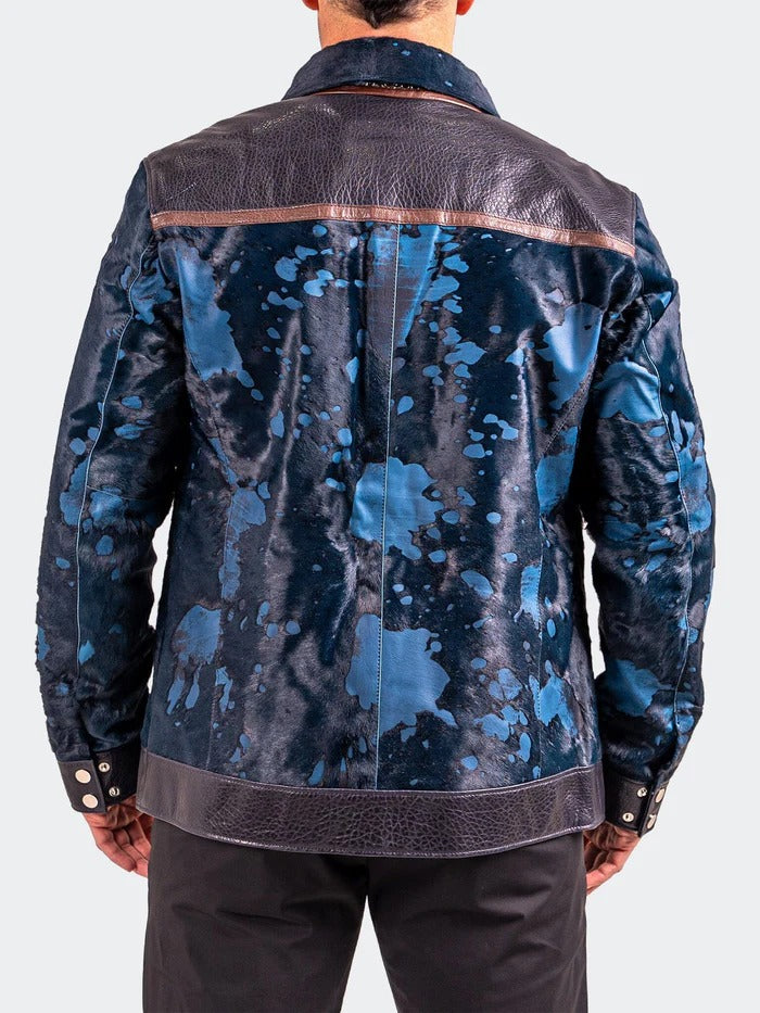 Maceoo Jacket | Leather Resistance1018 Black
