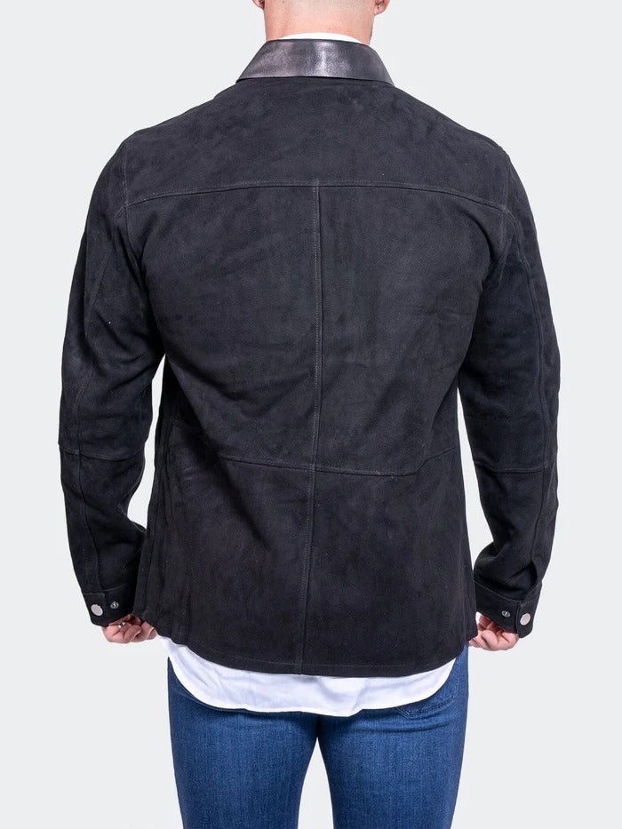 Maceoo Jacket | Leather Resistance1025 Black