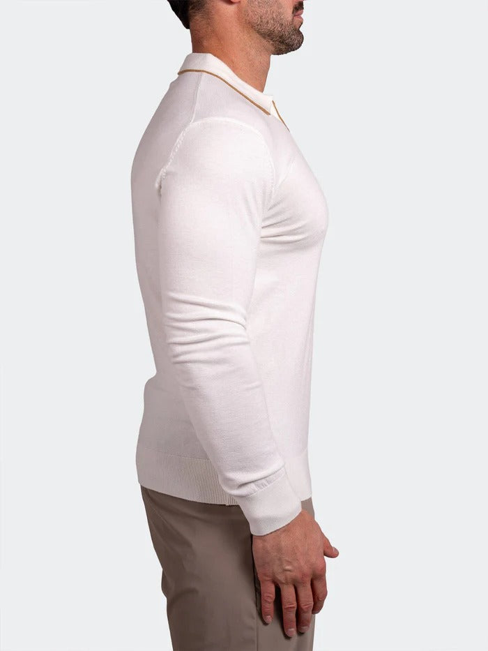 Maceoo Stretch Polos | Sweater KnittedPassion10 White