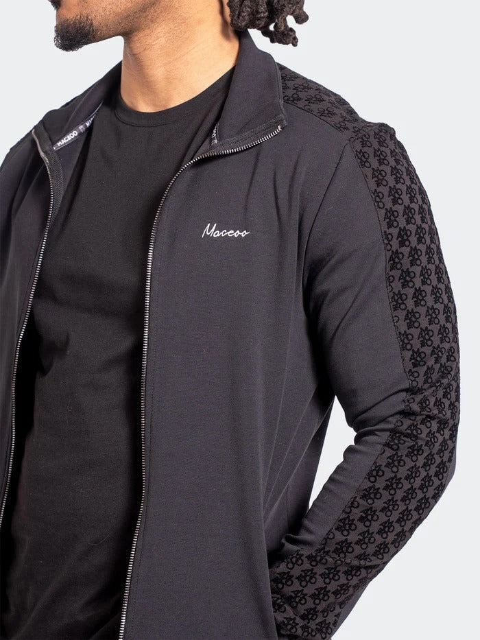 Maceoo Stretch Athletic Wear | Zipper Resistance69 Black