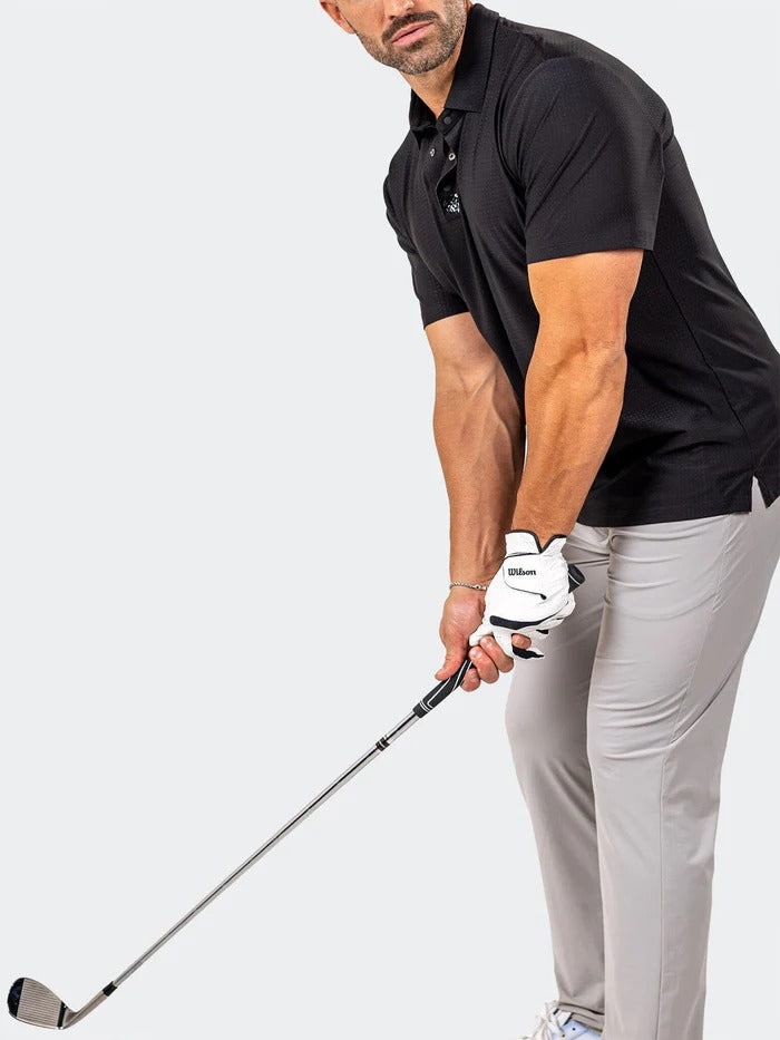 Maceoo Stretch Short-Sleeve Polos | Polo GolfAscension012 Black