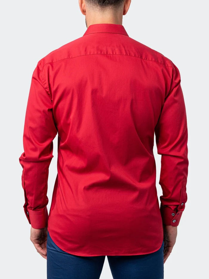Maceoo Stretch Shirt | Einstein Soft butter Red