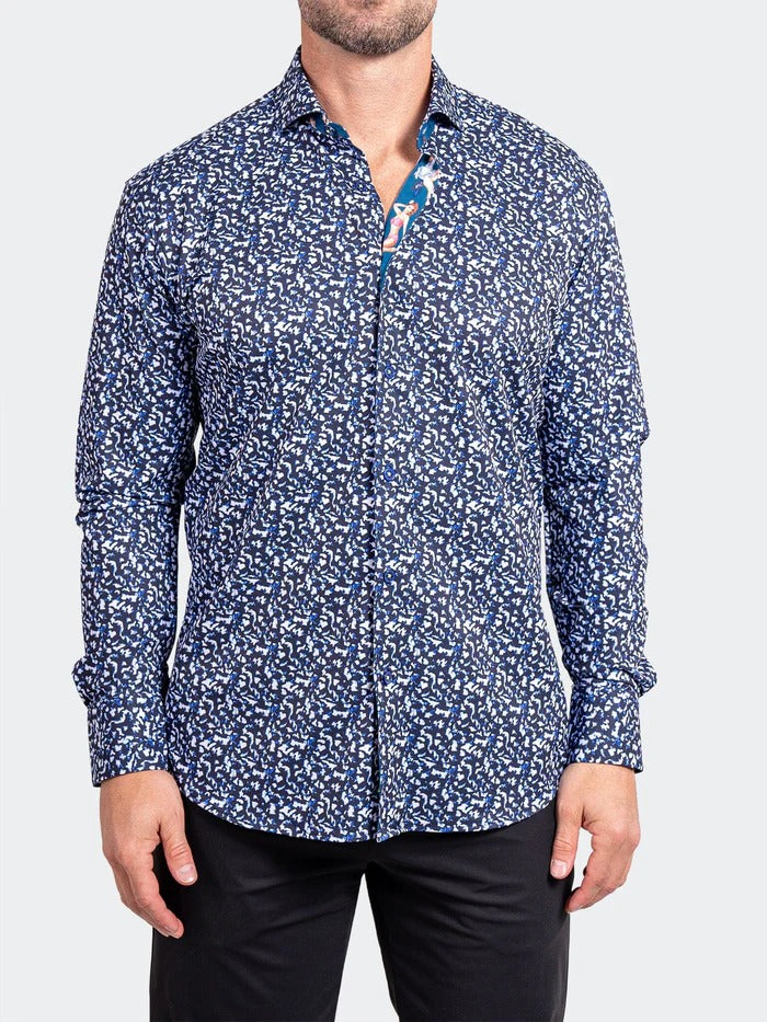 Maceoo Stretch Shirt | Einstein StretchAscension3270 Blue