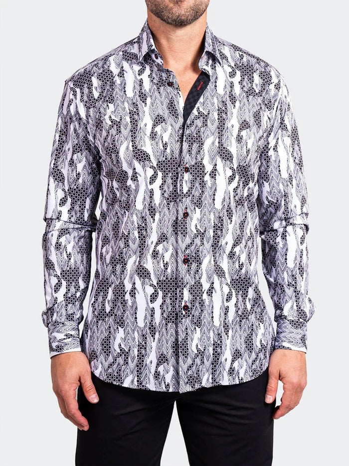 Maceoo Stretch Shirt | Fibonacci StretchAscension3268 White