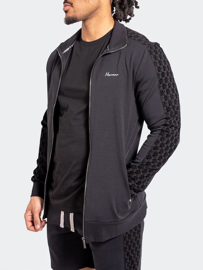 Maceoo Stretch Athletic Wear | Zipper Resistance69 Black