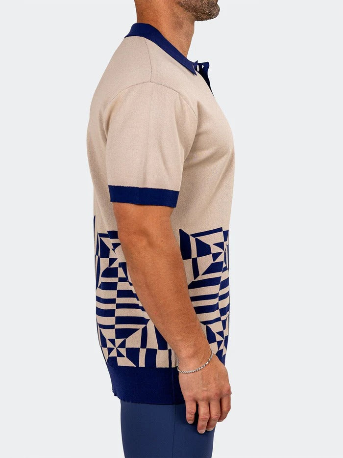 Maceoo Stretch Short-Sleeve Polos | Polo Knit Ascension0090 White