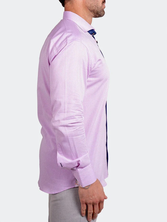 Maceoo Stretch Shirt | Eins Ascension0059 Pink