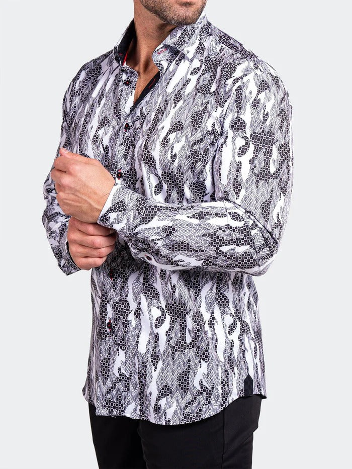 Maceoo Stretch Shirt | Fibonacci StretchAscension3268 White