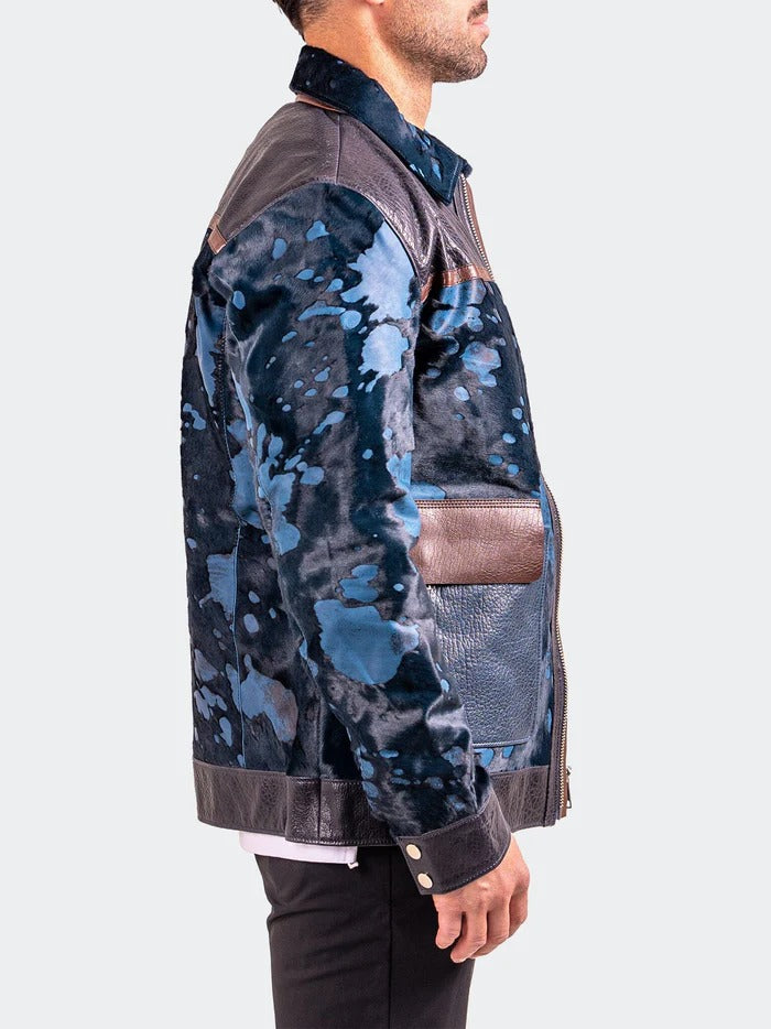 Maceoo Jacket | Leather Resistance1018 Black