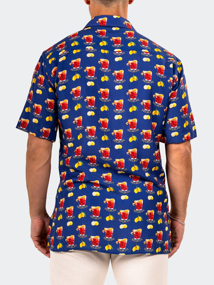 Maceoo Stretch Short-Sleeve Shirt | Apachi Marthyr Cocktail Shirt