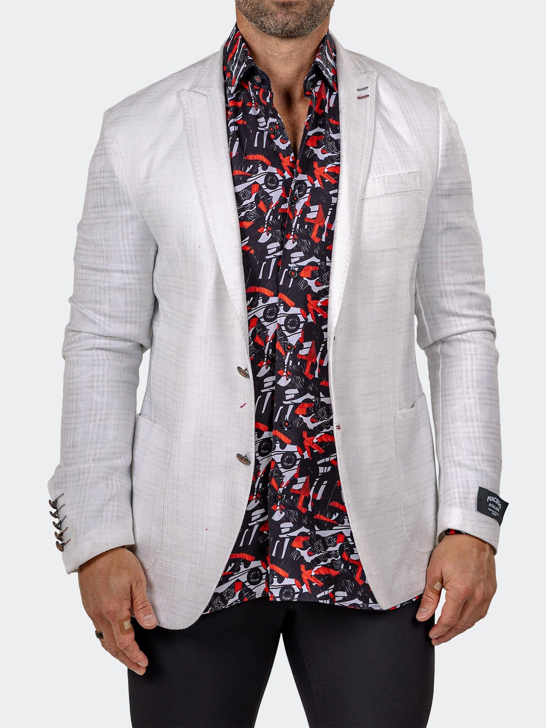 Maceoo Blazer Uncostructed Marthyr015 White  [Size 44/L]