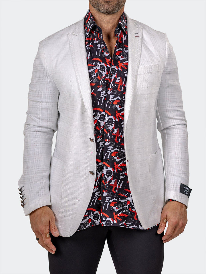 Maceoo Blazer Uncostructed Marthyr015 White  [Size 44/L]