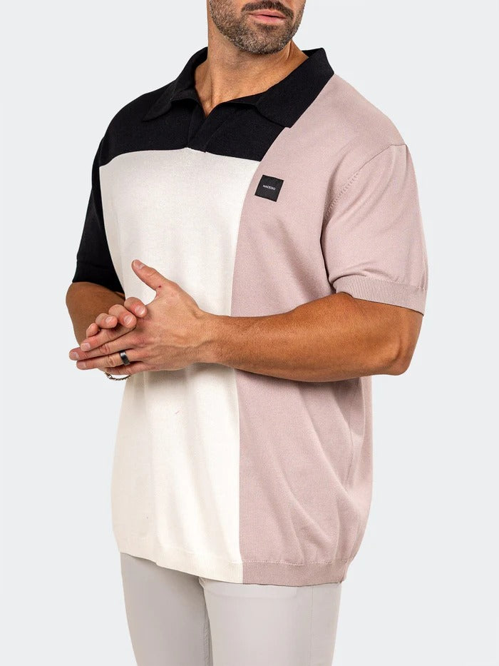 Maceoo Stretch Short-Sleeve Polos | Polo Knit Ascension0089 White