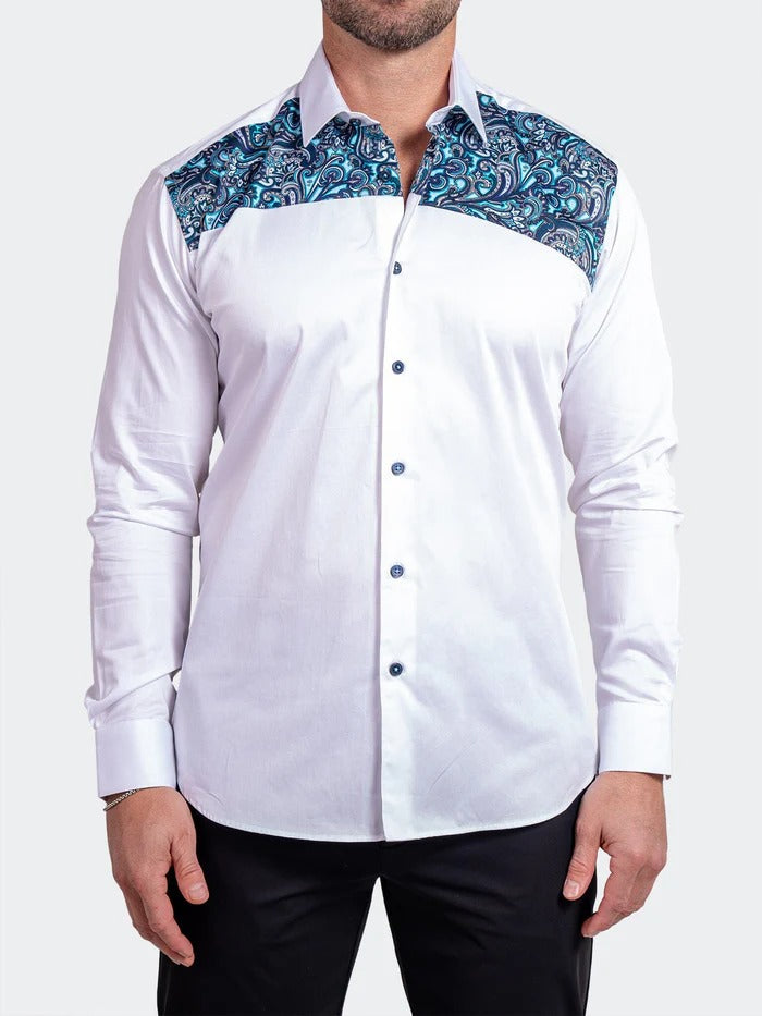Maceoo Stretch Shirt | Blacklabel Ascension0070 White