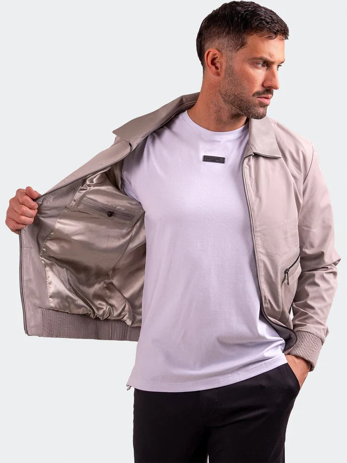 Maceoo Jacket | Bomber Resistance012 White