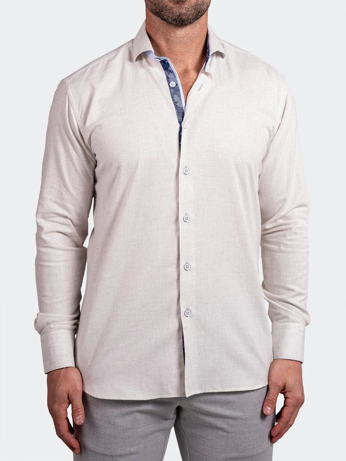 Maceoo Stretch Shirt | Eins Ascension0039 White