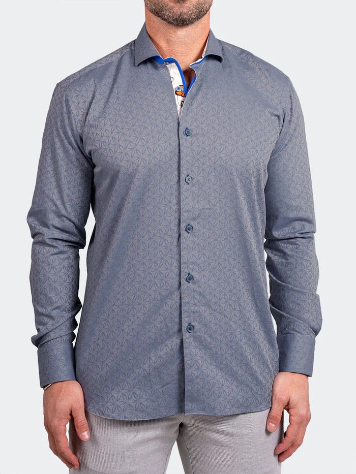 Maceoo Stretch Shirt | Eins Ascension0046 Grey