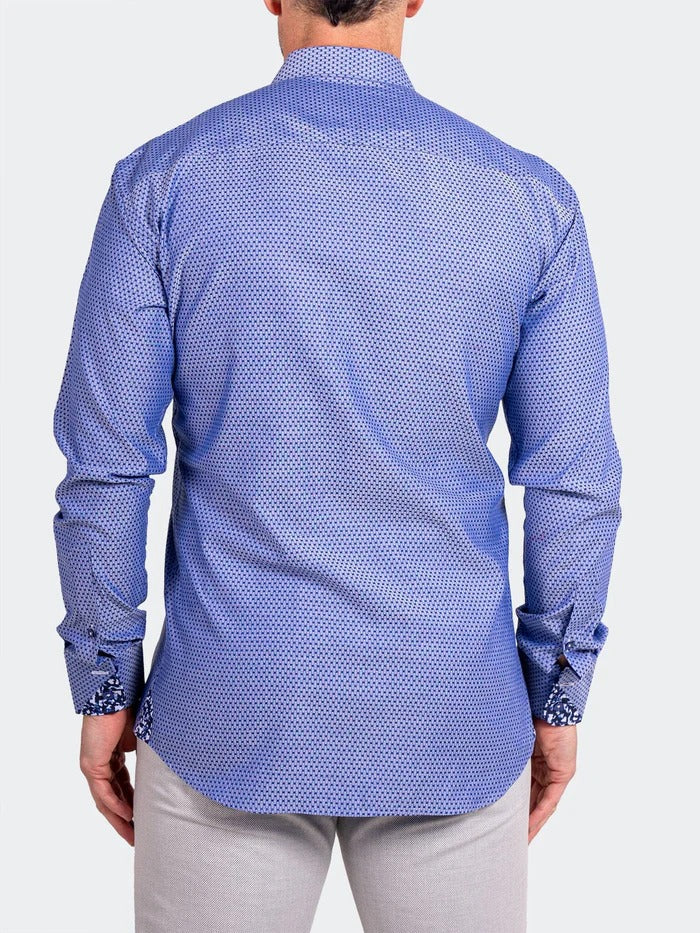 Maceoo Stretch Shirt | Eins Ascension0058 Blue