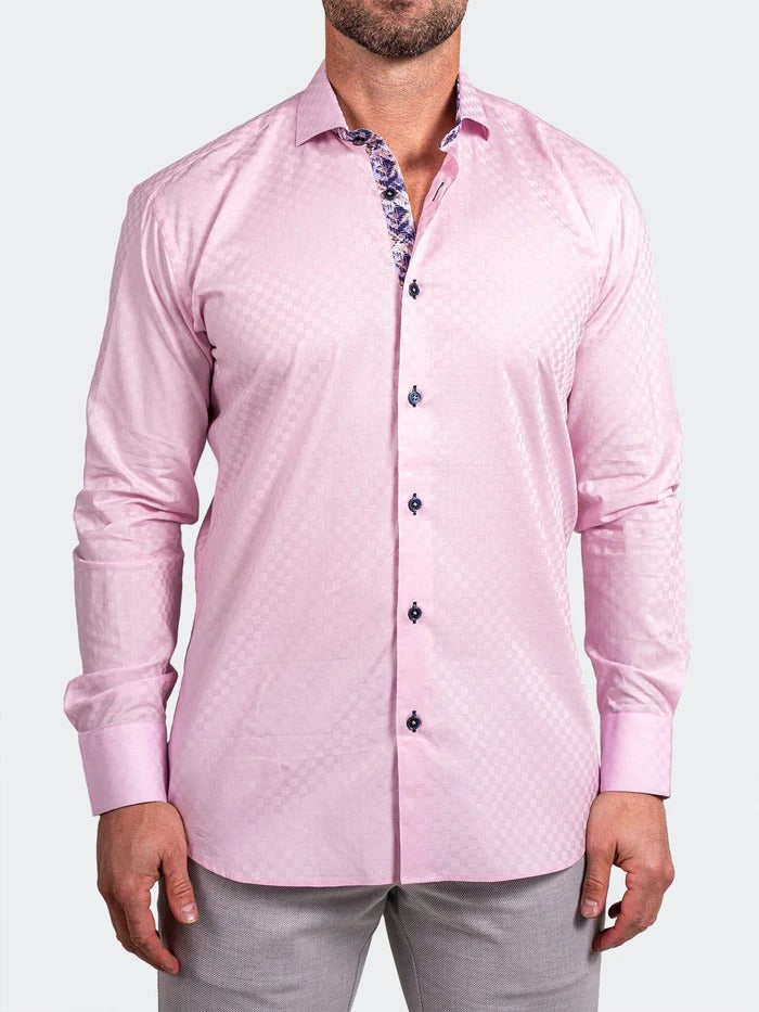 Maceoo Stretch Shirt | Eins Ascension0089 Pink