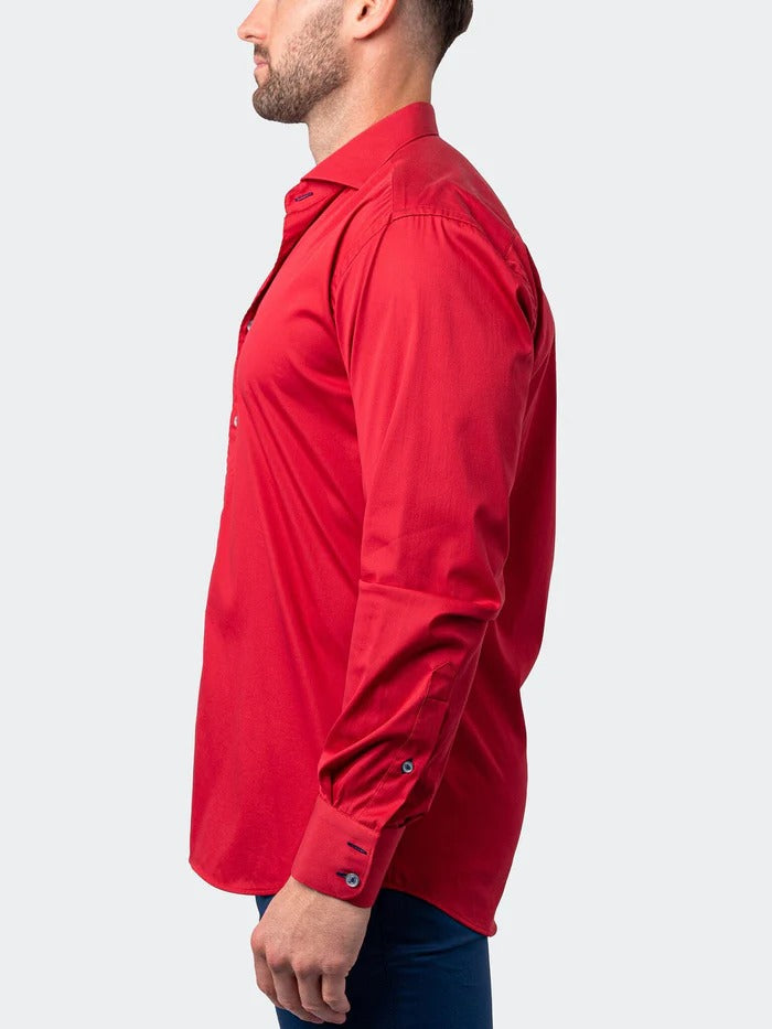 Maceoo Stretch Shirt | Einstein Soft butter Red