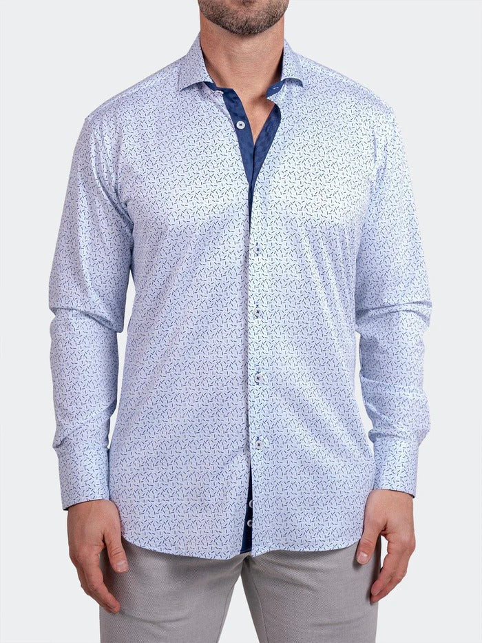 Maceoo Stretch Shirt | Eins StretchAscension3261 White