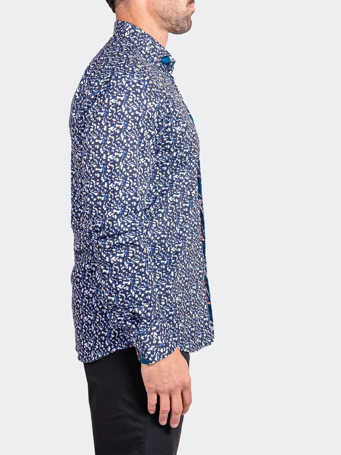 Maceoo Stretch Shirt | Einstein StretchAscension3270 Blue