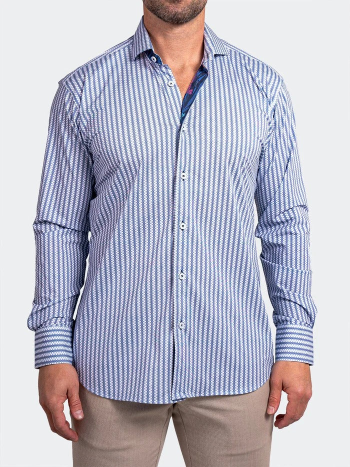 Maceoo Stretch Shirt | Einstein StretchAscension3303 White