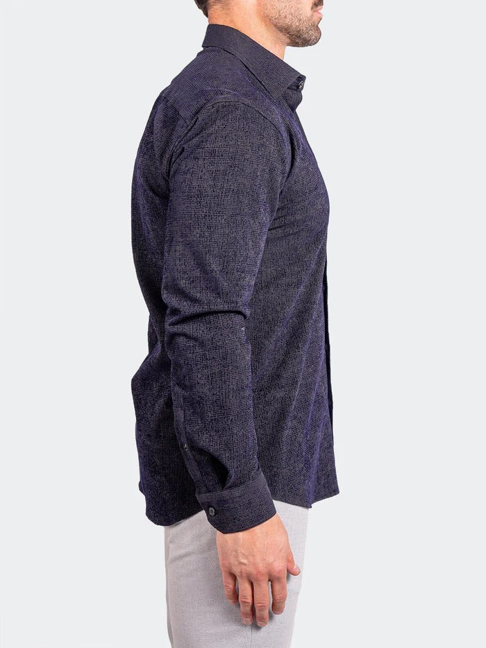 Maceoo Stretch Shirt | Fibonacci Ascension0034 Black