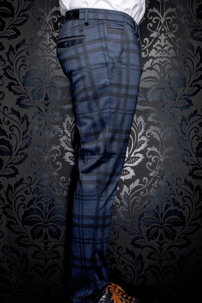 Au Noir Dressy Stretch Pant | Beretta Selleck Navy - Men Fashion