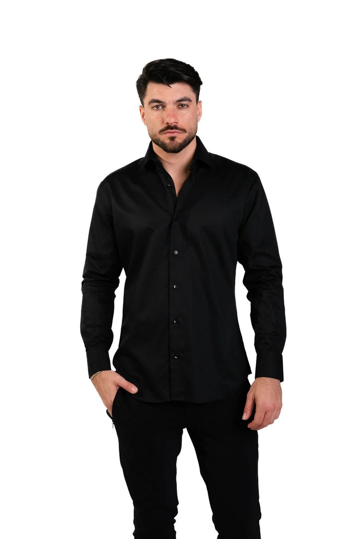 Masutto Shirt | BH-18 LONG SLEEVE BUTTON DOWN SHIR