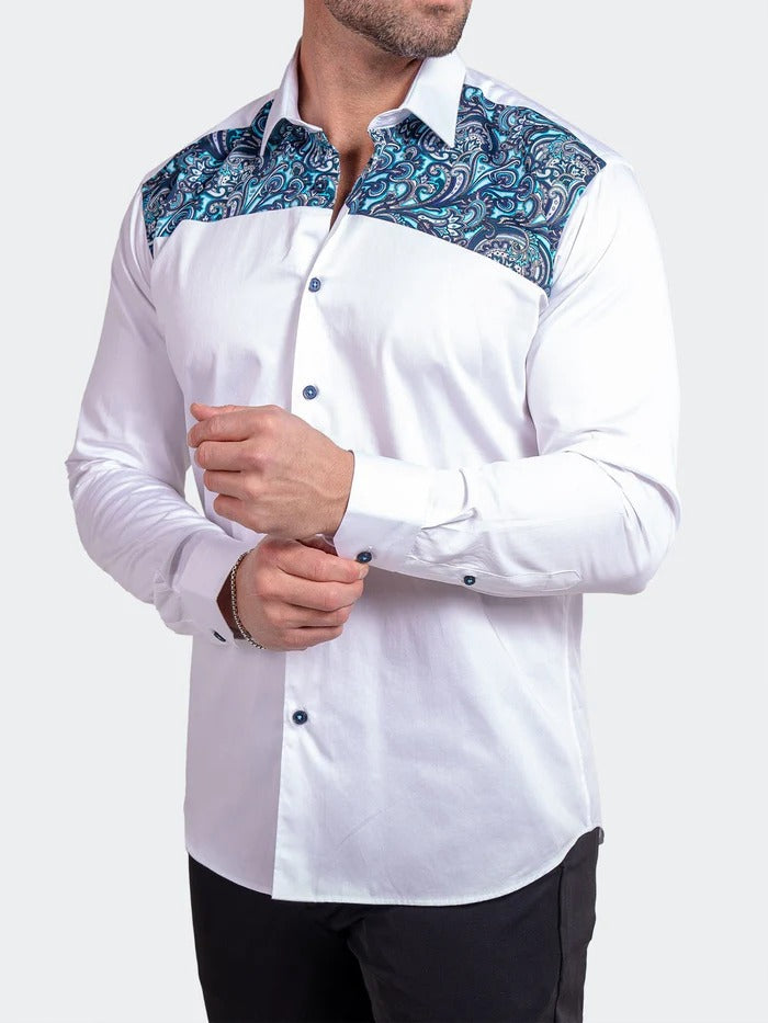 Maceoo Stretch Shirt | Blacklabel Ascension0070 White