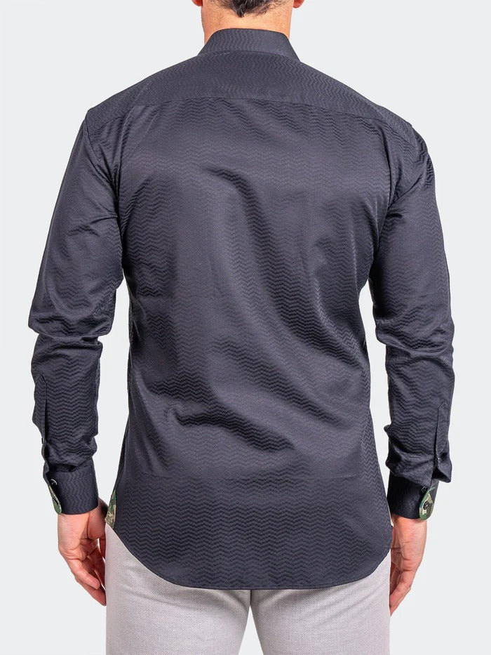 Maceoo Stretch Shirt | Eins Ascension0055 Black