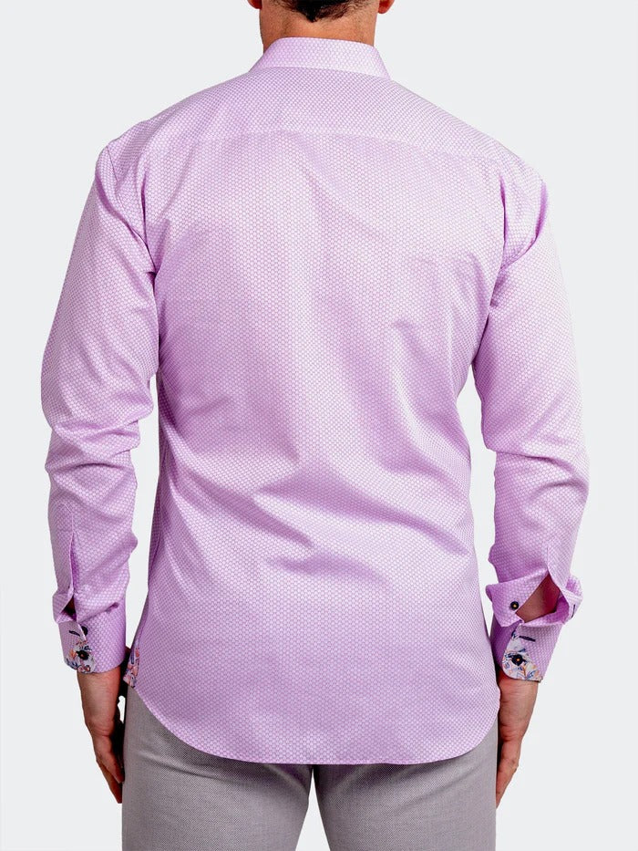 Maceoo Stretch Shirt | Eins Ascension0059 Pink