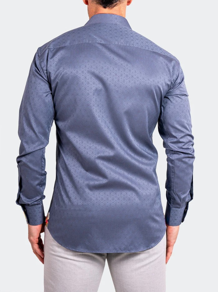 Maceoo Stretch Shirt | Eins Ascension0080 Grey