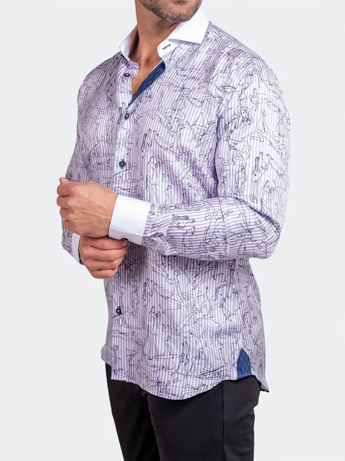 Maceoo Stretch Shirt | Eins Ascension0203 White