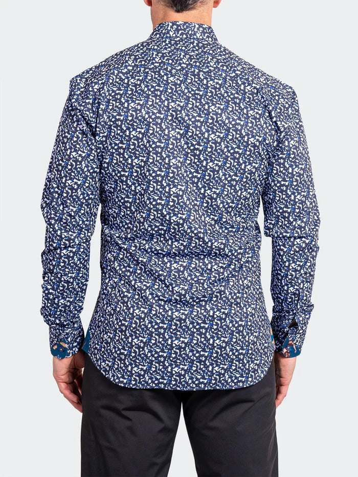 Maceoo Stretch Shirt | Einstein StretchAscension3270 Blue