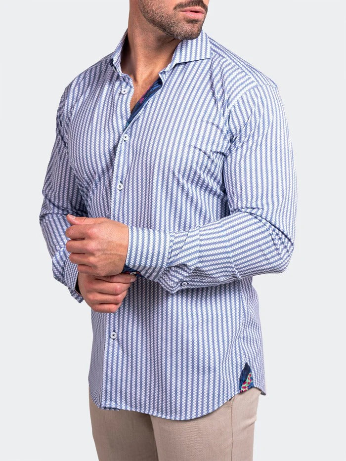 Maceoo Stretch Shirt | Einstein StretchAscension3303 White