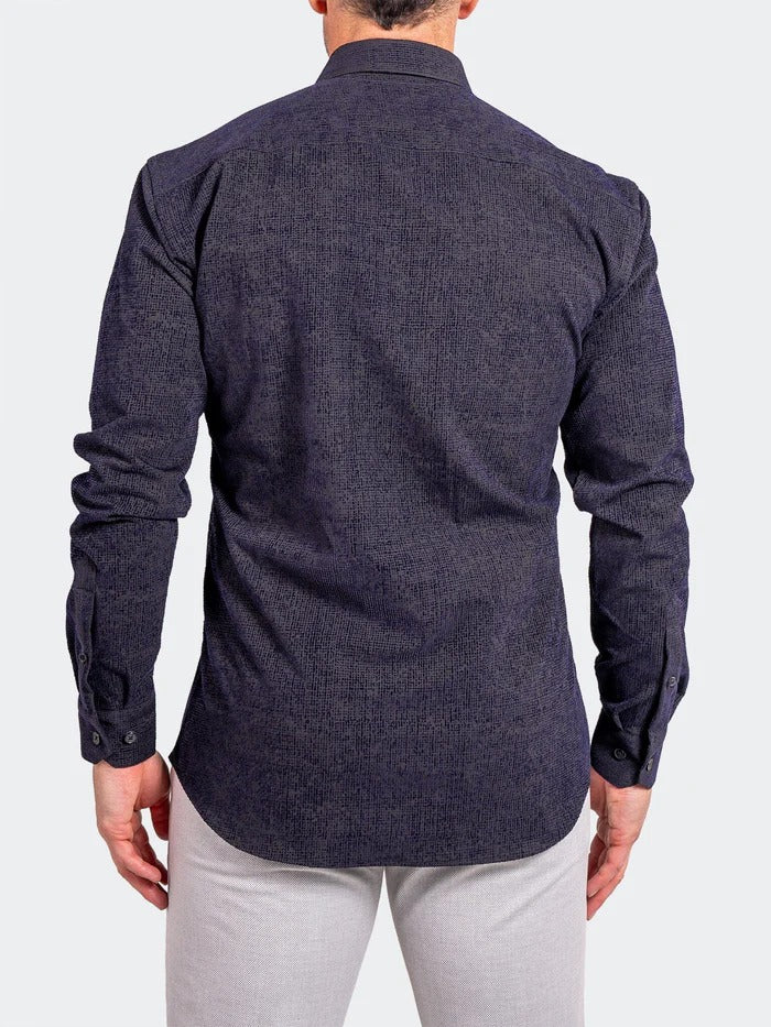 Maceoo Stretch Shirt | Fibonacci Ascension0034 Black