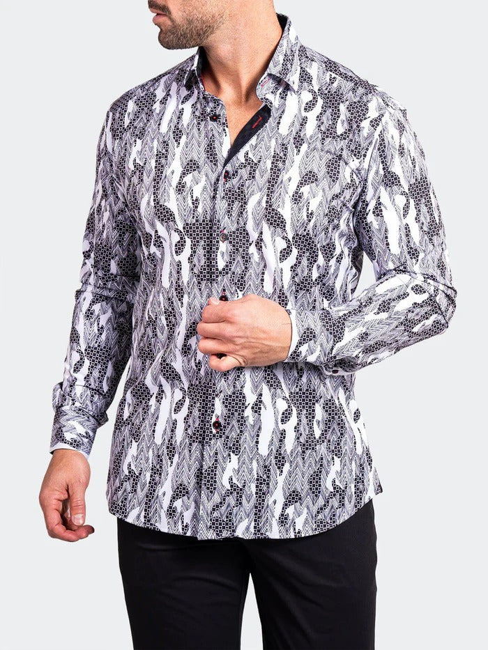 Maceoo Stretch Shirt | Fibonacci StretchAscension3268 White