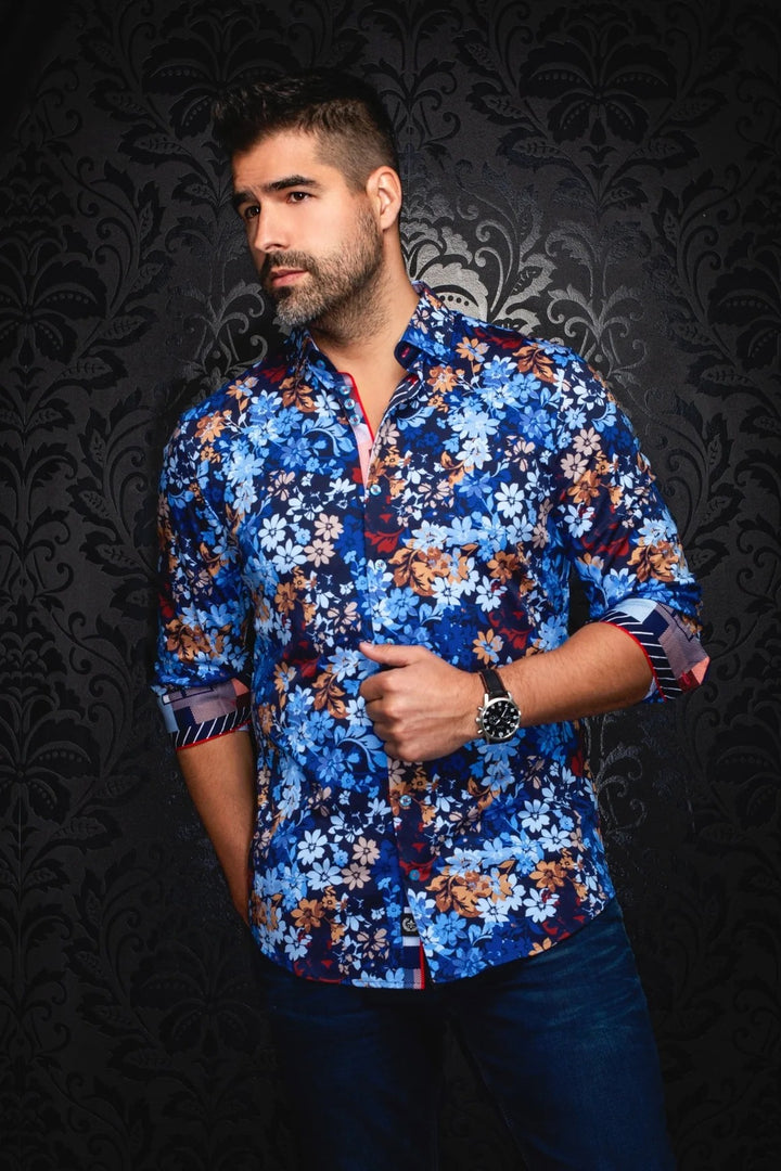 Au Noir Stretch Shirt | Bittersweet Navy