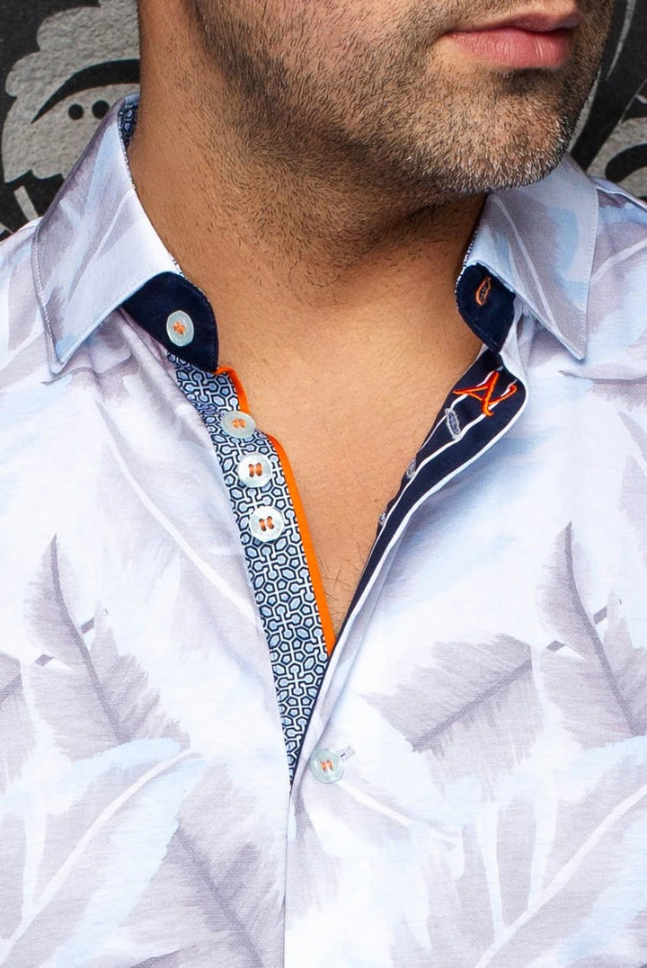 Au Noir Stretch Short Sleeve Shirt | Silverclif Gray